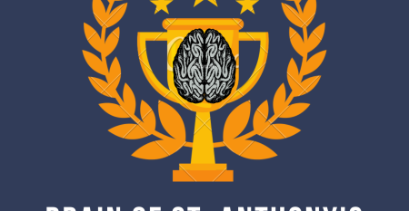 Blue and Gold Trophy Mind Sports T-shirt